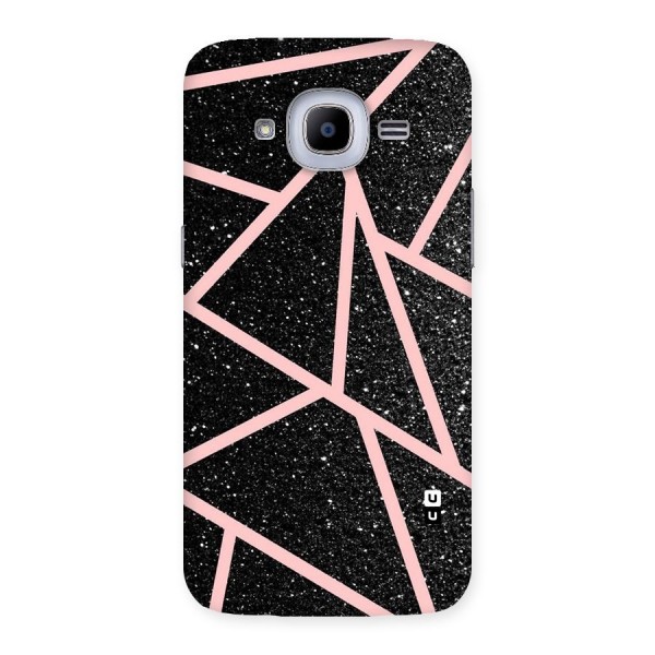 Concrete Black Pink Stripes Back Case for Samsung Galaxy J2 2016